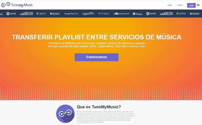 Transfiere tus Listas de Reproducciones con Tune my Music