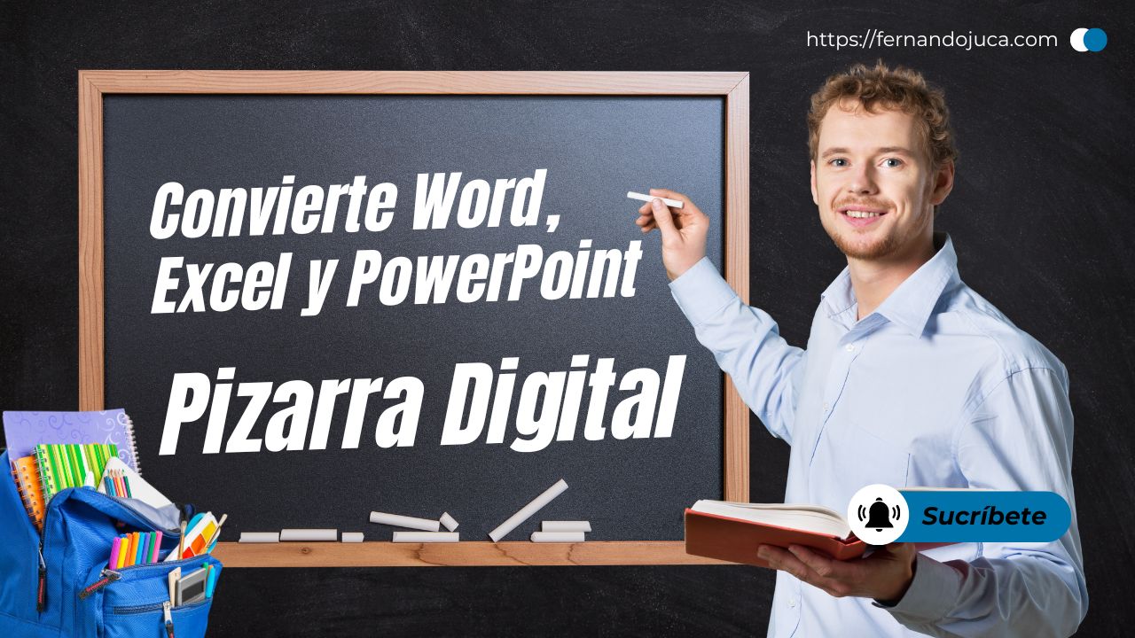 Convierte tu pantalla de Power Point, Word o Excel en una PIZARRA DIGITAL