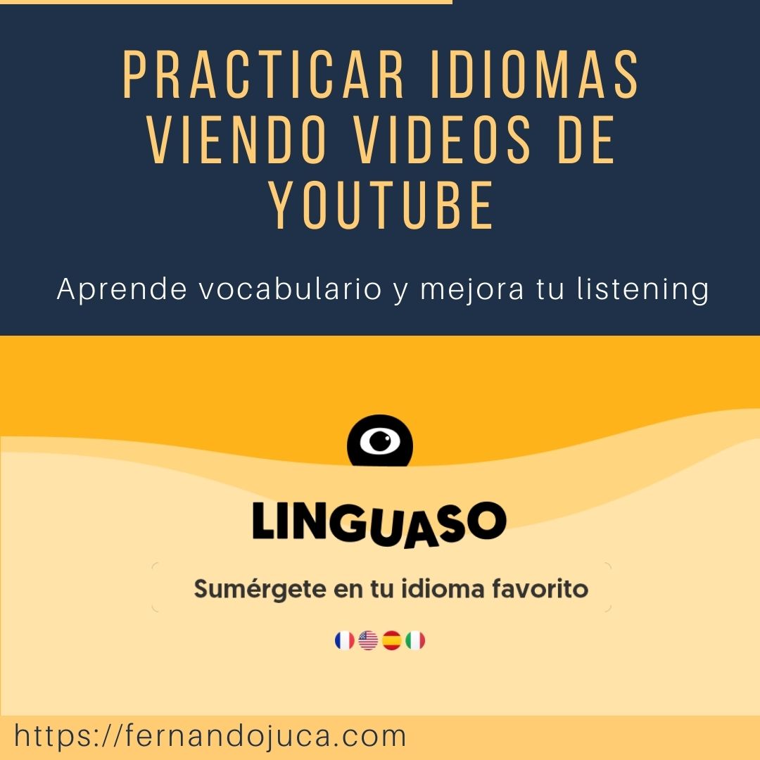 Aprende idiomas viendo vídeos en YouTube con Linguaso