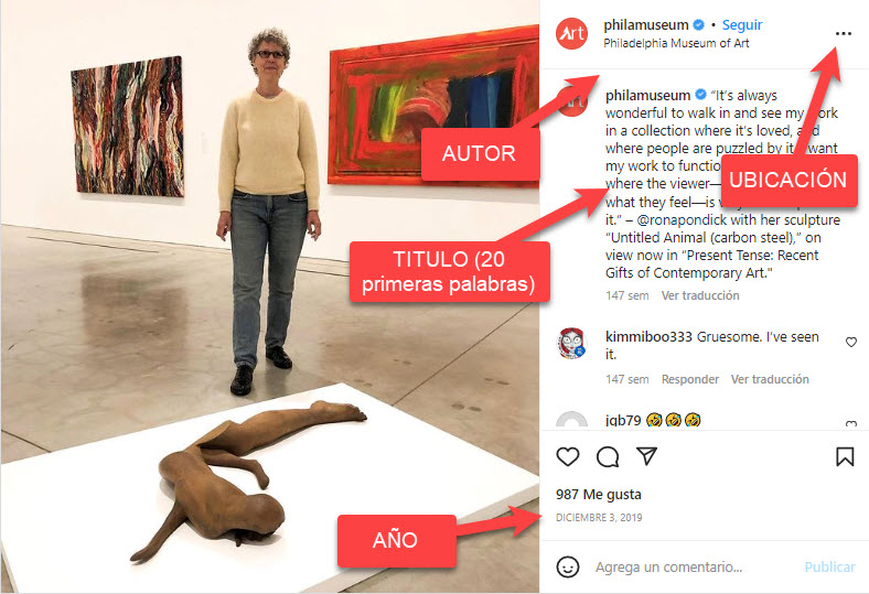 citar y referenciar instagram