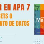 Citar en APA 7ma. Edición Data Set o Bases de Datos