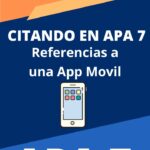 Citas y Referencias APA7 APPs Moviles