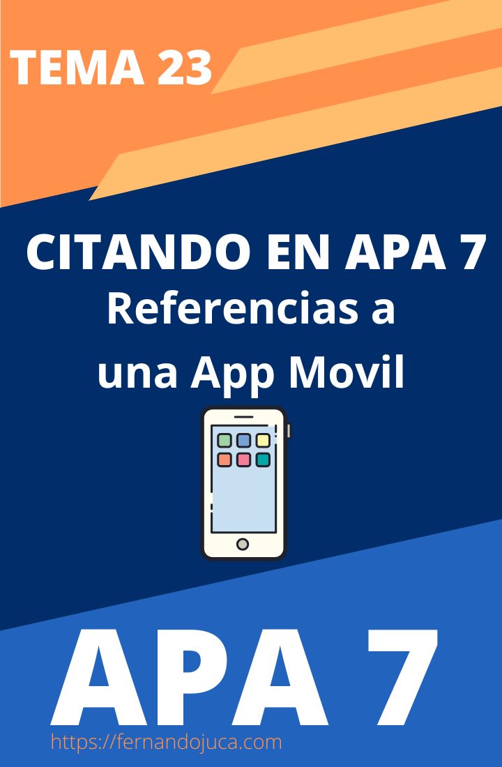 Citas y Referencias APA7 APPs Moviles