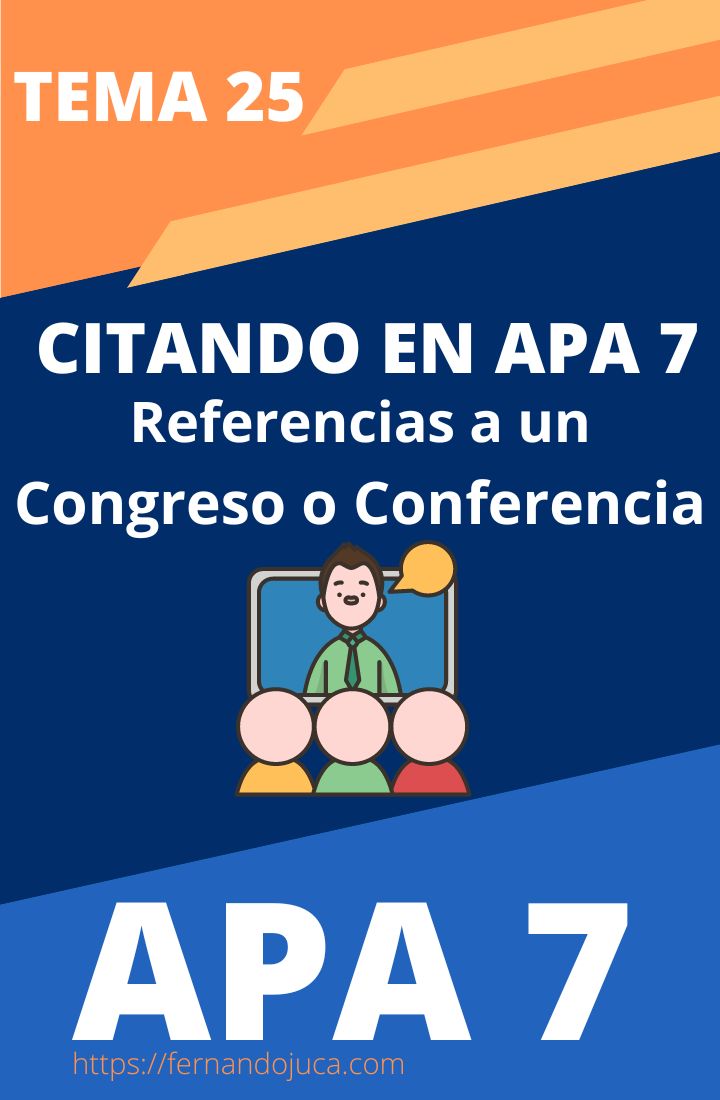 Citas y Referencias APA7 Conferencias