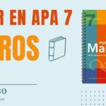 Citar y Referenciar en APA 7ma Edición Libros