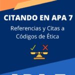 Citar en APA 7 códigos de ética