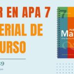 Citar en APA 7ma Edición Material de un Curso