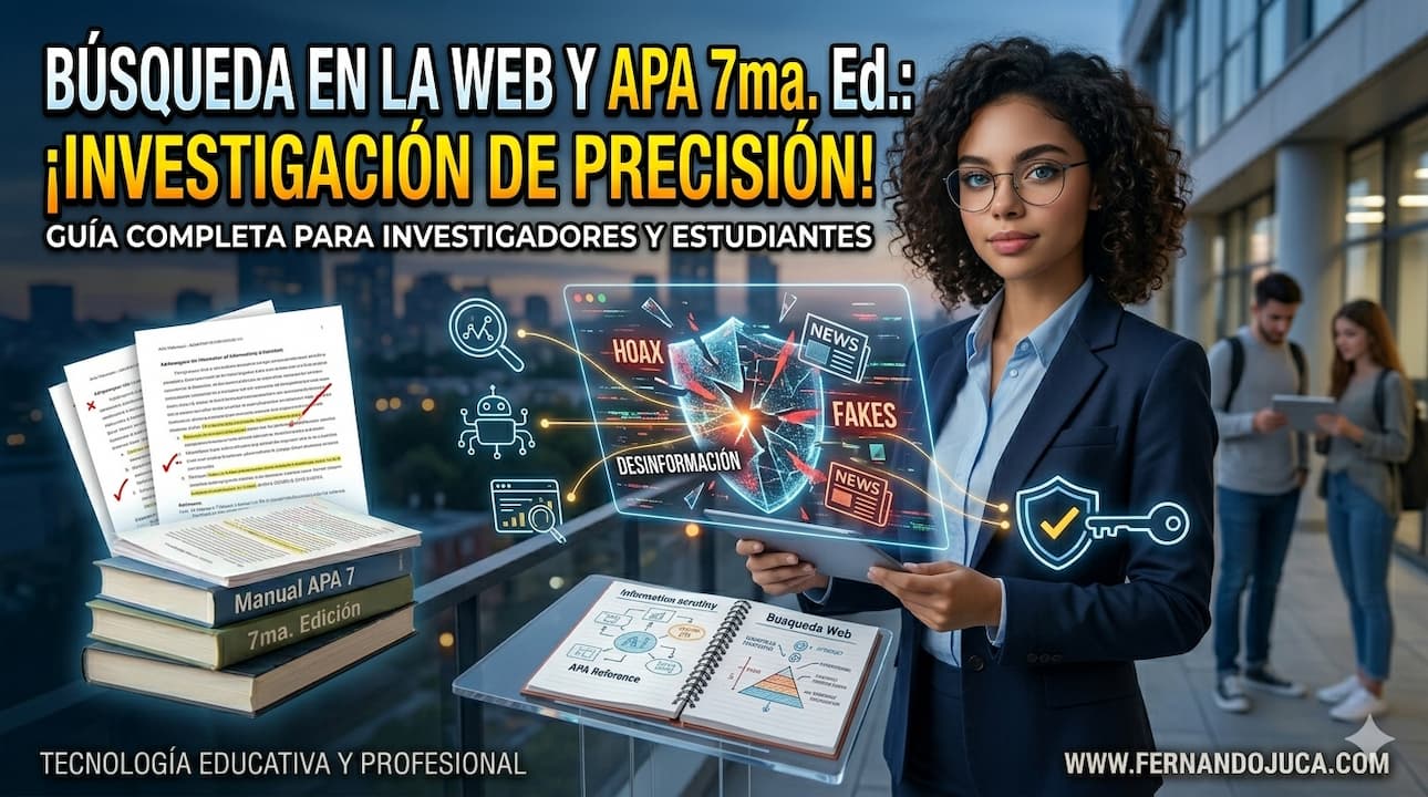 Libro: Búsqueda en la Web y el formato APA 7ma. Edición en los trabajos académicos