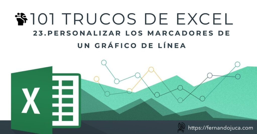 101 trucos de excel. personalizar los marcadores de un grafico