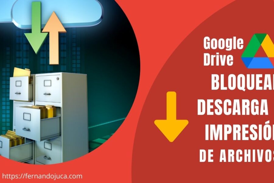 Cómo Bloquear la Descarga e Impresión de Archivos en Google Drive