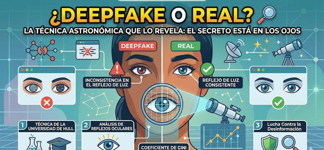 Detectando Deepfakes: La Técnica Astronómica que nos Ayuda a Desenmascarar Imágenes Falsas Generadas por IA