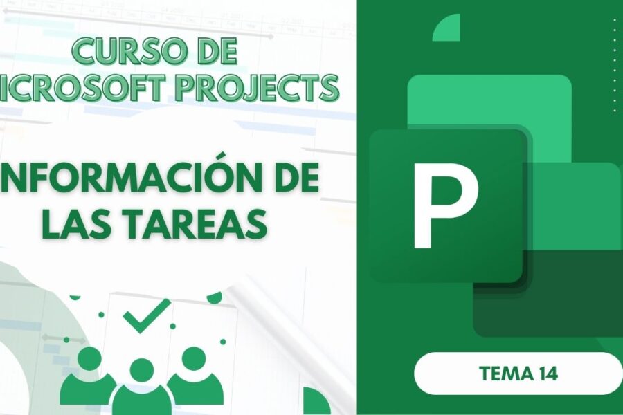 Microsoft Project Curso Básico Parte 14: Información de Tareas en MS Project