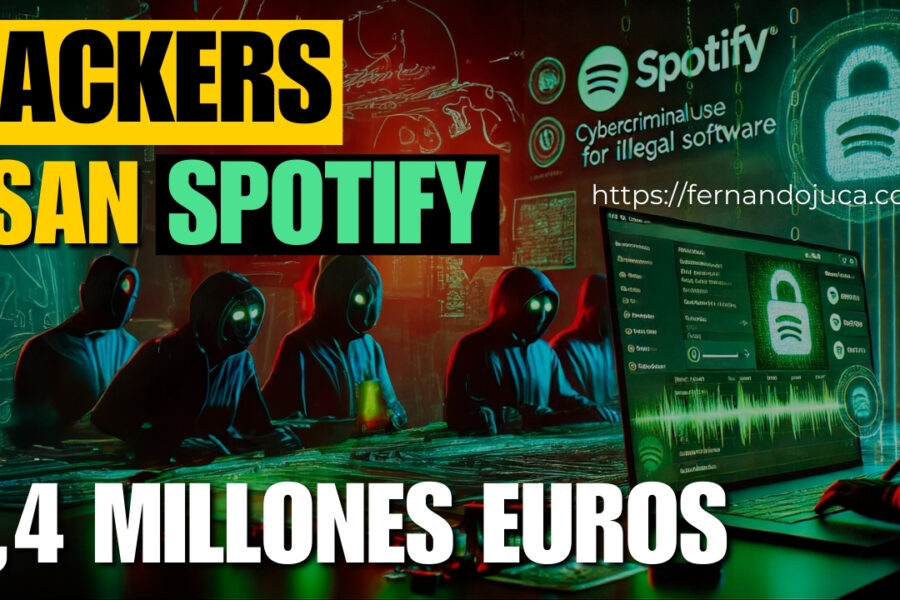 Ciberdelincuentes usan listas de Spotify para distribuir software ilegal