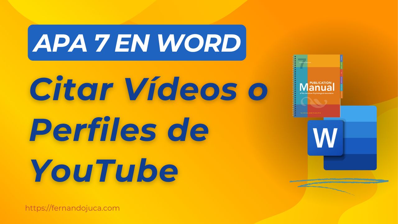 Cómo Citar Videos y Canales de YouTube en APA 7: Guía Completa