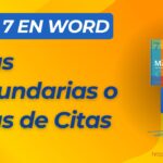 📘 Cómo Citar Fuentes Secundarias en APA 7 | Guía Paso a Paso en Word