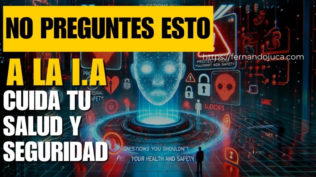 Preguntas que no debes hacer a la IA: Protege tu salud y seguridad