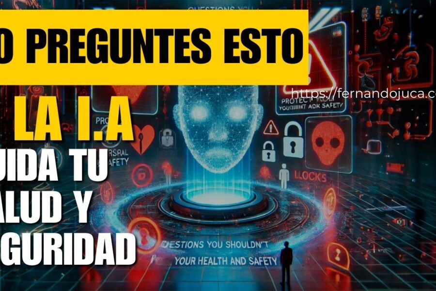 Preguntas que no debes hacer a la IA: Protege tu salud y seguridad