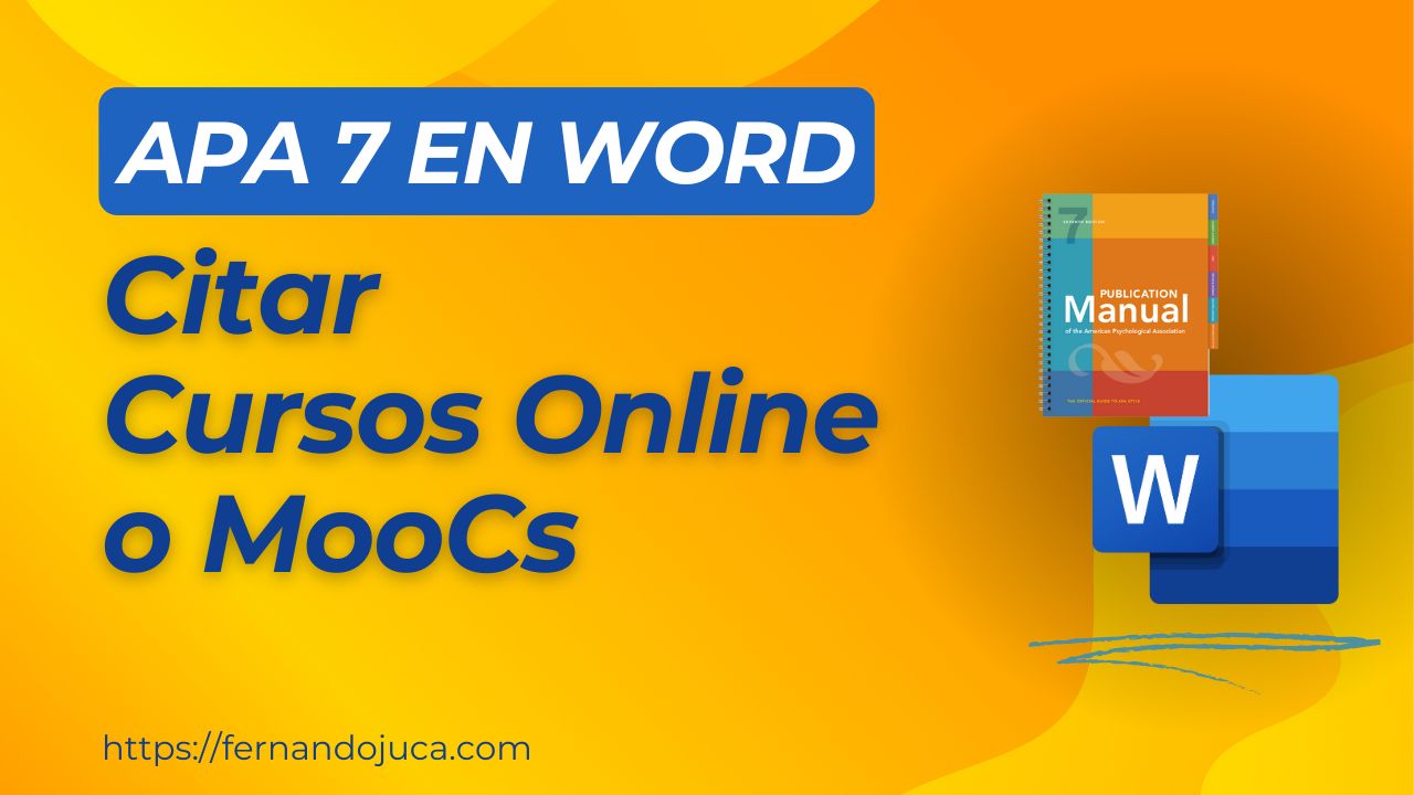 Cómo citar cursos en línea en APA 7ma edición | Guía paso a paso