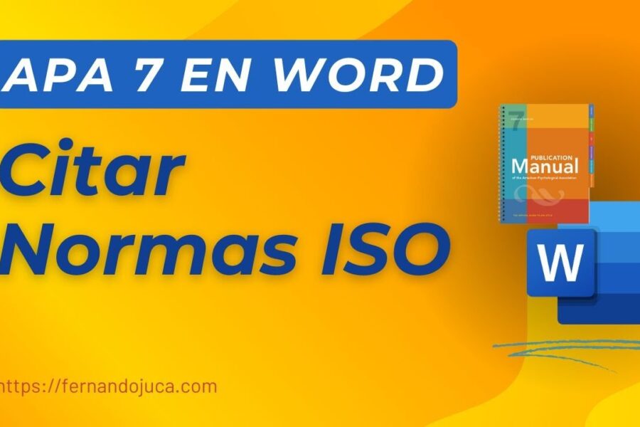 Cómo citar normas ISO en APA 7 correctamente