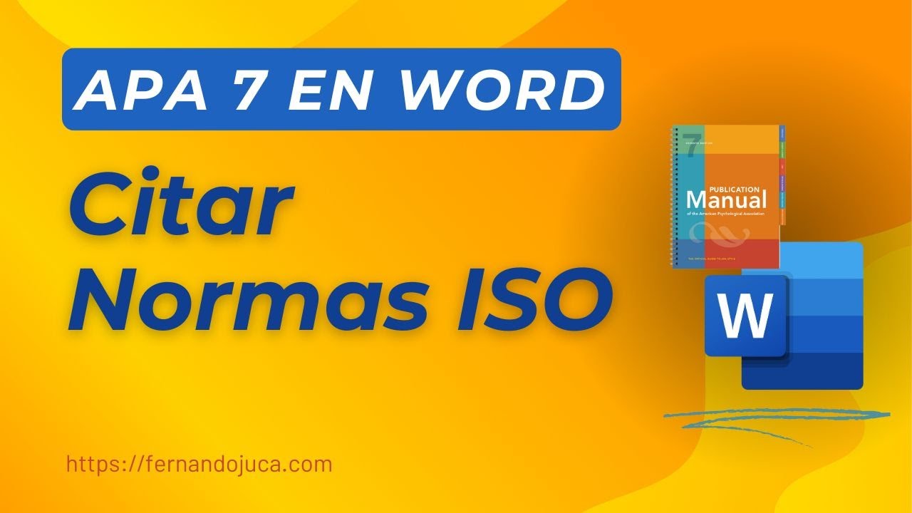 Cómo citar normas ISO en APA 7 correctamente