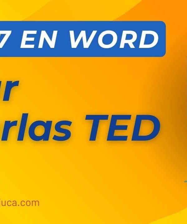 Cómo Citar Charlas TED en APA 7 con Word 🎤📚