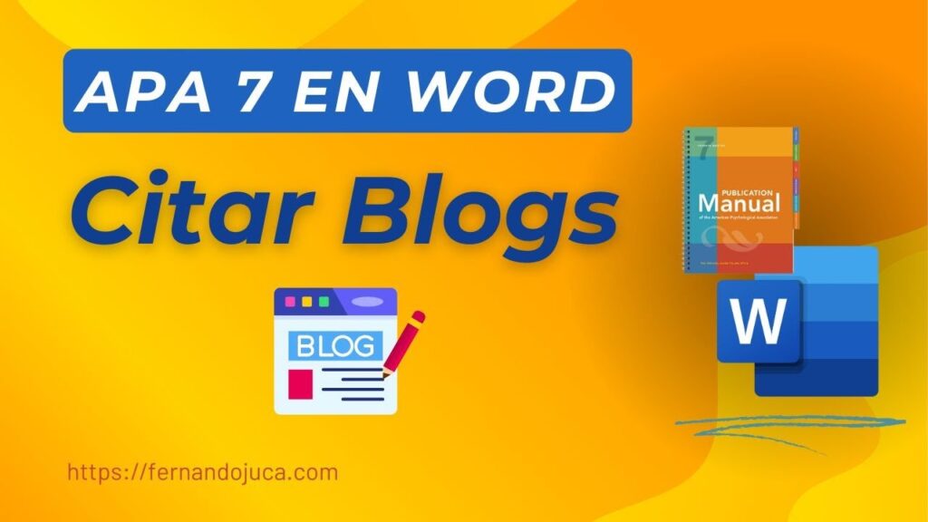 Cómo citar blogs en APA 7ma edición | Guía completa paso a paso