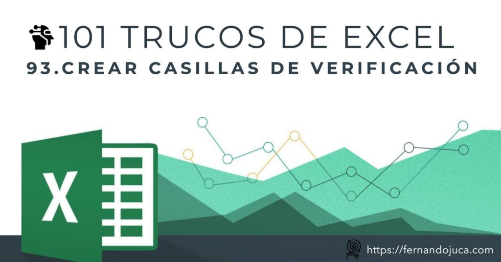 Cómo Agregar Casillas de Verificación | Formularios Interactivos 101 Trucos de Excel