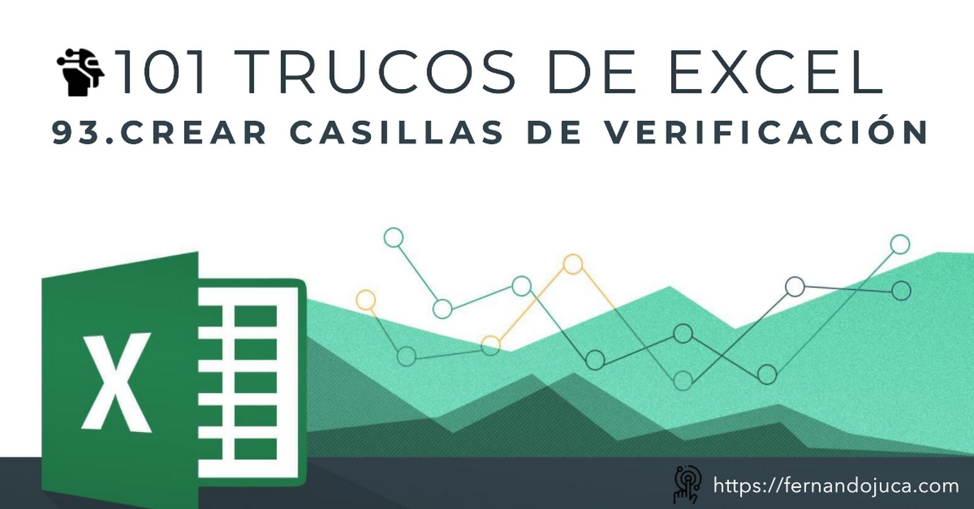 Cómo Agregar Casillas de Verificación | Formularios Interactivos 101 Trucos de Excel