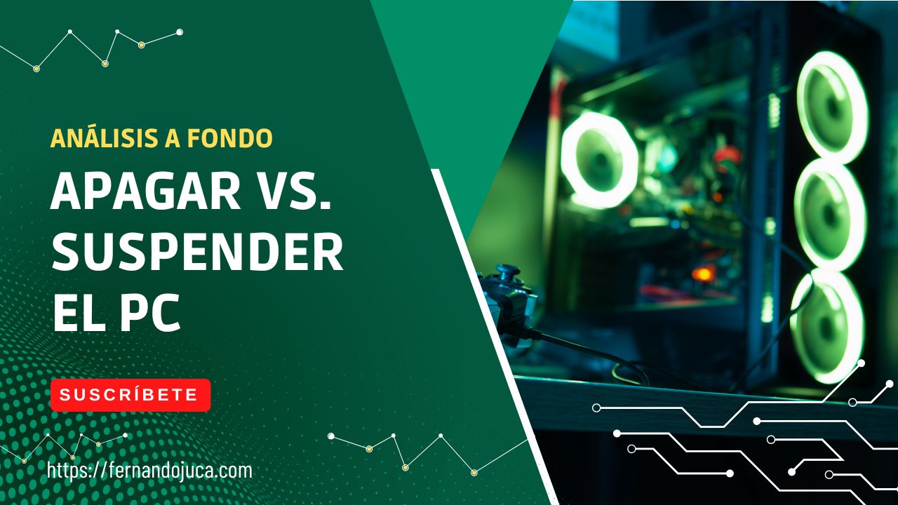 💻 Apagar vs. Suspender el PC: ¿Cuál es la Mejor Opción?