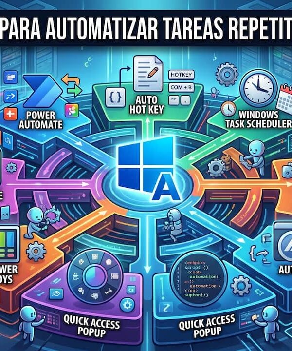 8 herramientas para automatizar tareas repetitivas en Windows