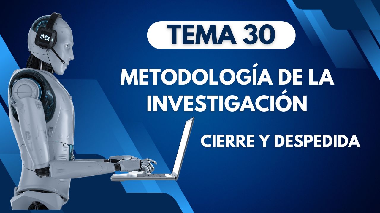 Finalización del curso de metodología de investigación: próximos pasos y reflexiones
