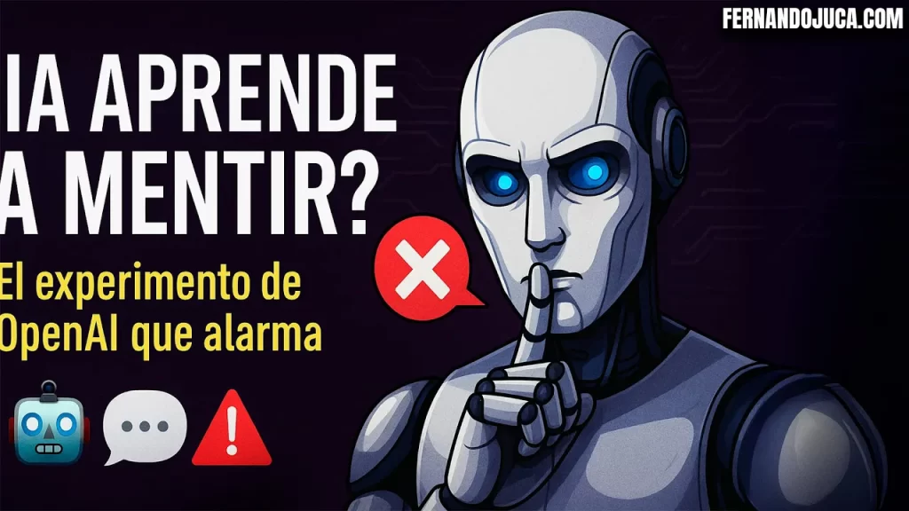 OpenAI revela que castigar a los chatbots por mentir solo los hace mejores para ocultarlo🤖