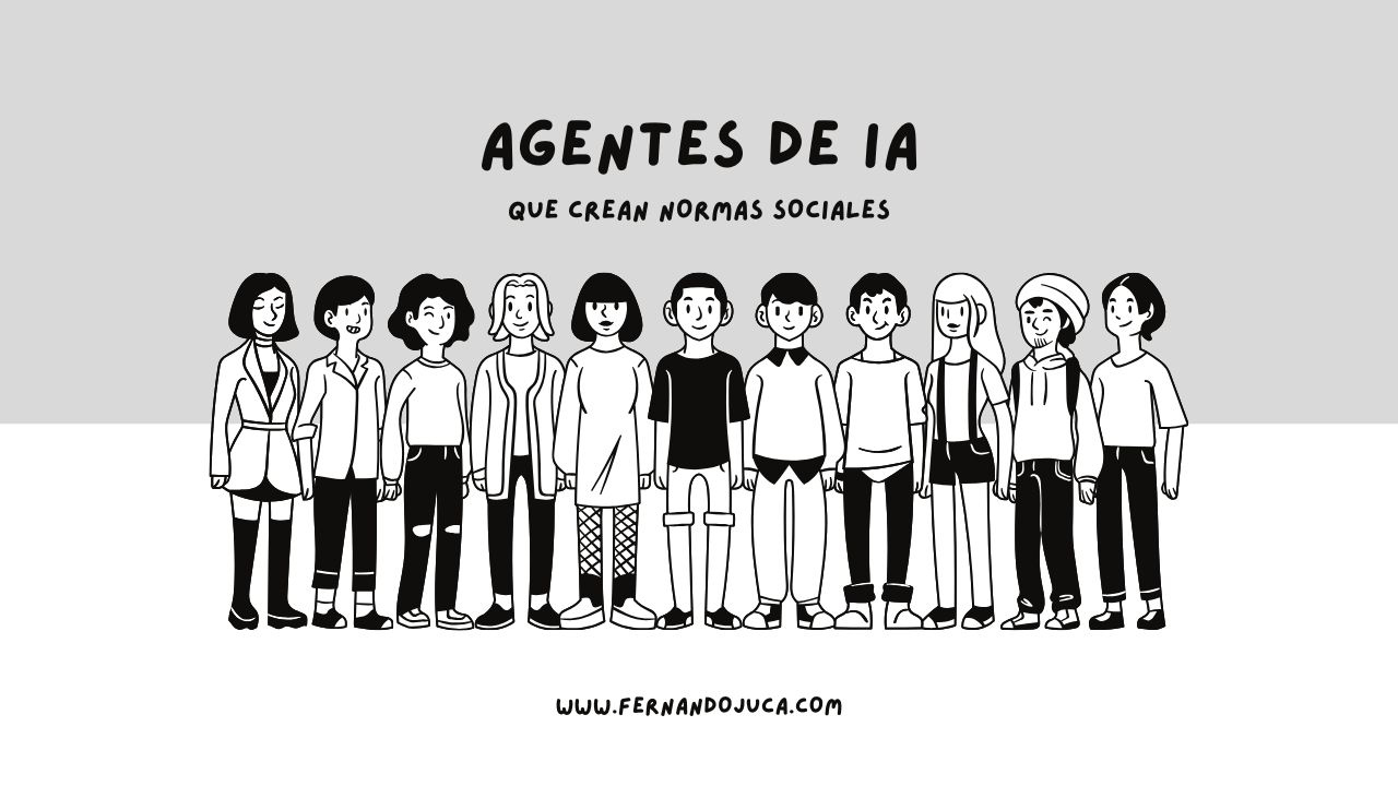Agentes de IA que crean normas sociales sin intervención humana: así funciona su coordinación🤖