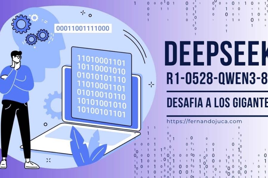 DeepSeek-R1-0528-Qwen3-8B: el modelo de IA eficiente que desafía a los gigantes