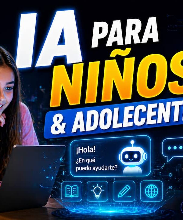 Cómo introducir la inteligencia artificial a niños y adolescentes en casa o en clase 🧒👩‍🏫