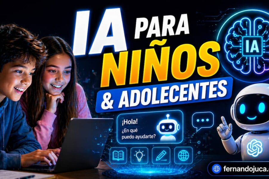 Cómo introducir la inteligencia artificial a niños y adolescentes en casa o en clase 🧒👩‍🏫