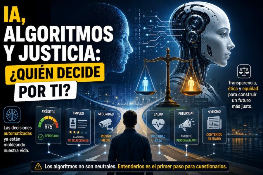 Algoritmos, inteligencia artificial y justicia: cómo las decisiones automatizadas están moldeando nuestra vida