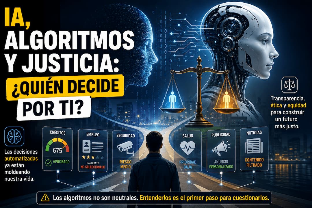 Algoritmos, inteligencia artificial y justicia: cómo las decisiones automatizadas están moldeando nuestra vida