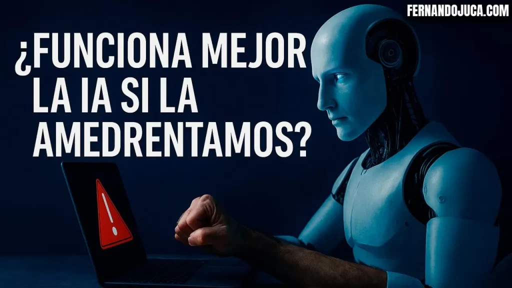 ¿Debemos amenazar a la IA para que funcione mejor?🎙️