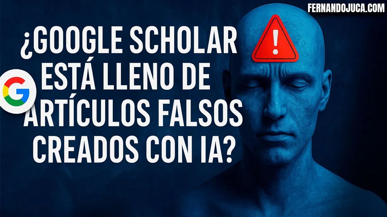 Google Scholar y los artículos falsos generados por IA: una amenaza creciente para la ciencia
