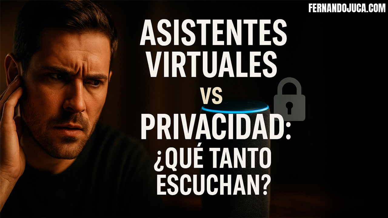 🧠 Asistentes Virtuales vs Privacidad: ¿Qué tanto escuchan? 🤖🔒
