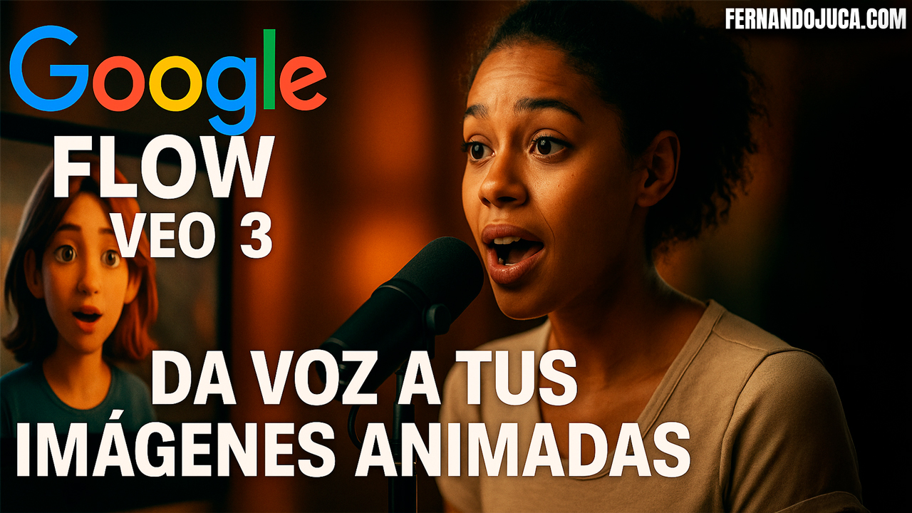 🗣️ Google Flow ahora da voz a tus imágenes animadas con Veo 3 🎬✨