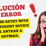 Cómo solucionar el error «Please retry with a different device» al iniciar sesión en Microsoft