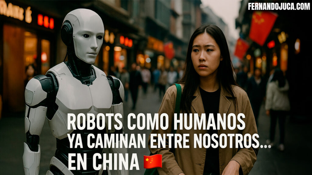 🤖 Robots como humanos ya caminan entre nosotros… en China 🇨🇳🛒