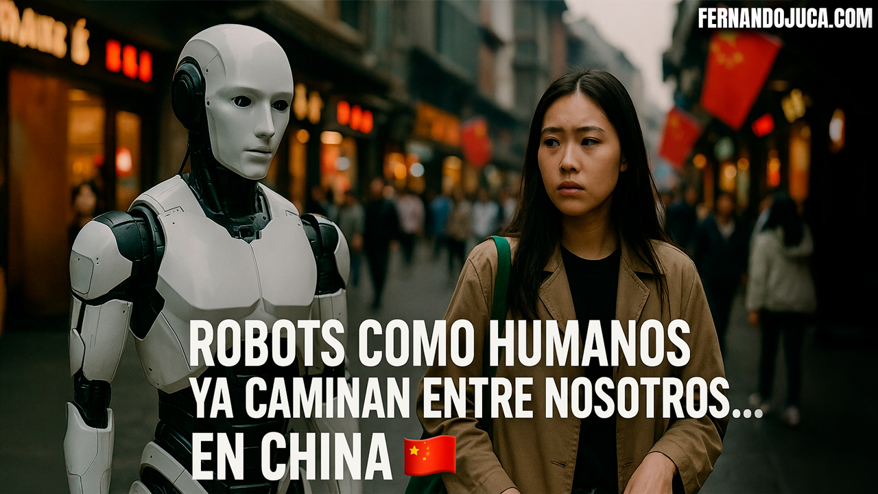 🤖 Robots como humanos ya caminan entre nosotros… en China 🇨🇳🛒