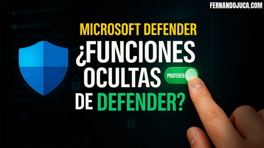 🛡️ Microsoft Defender: funciones ocultas que puedes activar para blindar tu PC