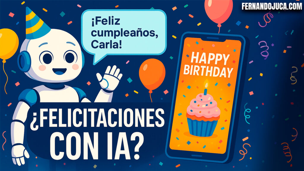 🎉 Cómo crear una felicitación de cumpleaños con IA (fácil y personalizada)