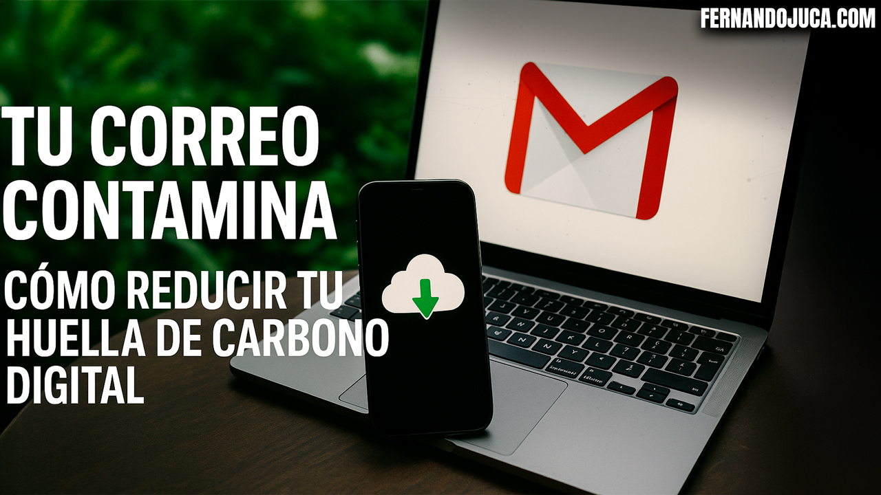 📩 Tu correo contamina: cómo reducir tu huella de carbono digital