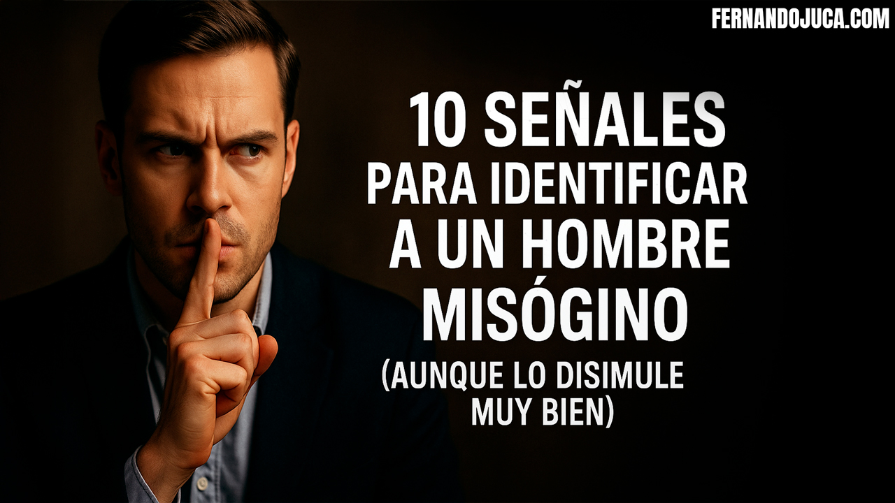 🚩 10 señales para identificar a un hombre misógino (aunque lo disimule muy bien)