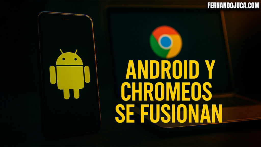 📲Android y ChromeOS se fusionan: Google prepara una plataforma única para competir con Apple